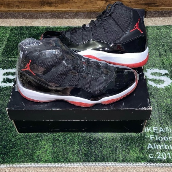 Black and Red High-Top Sneakers